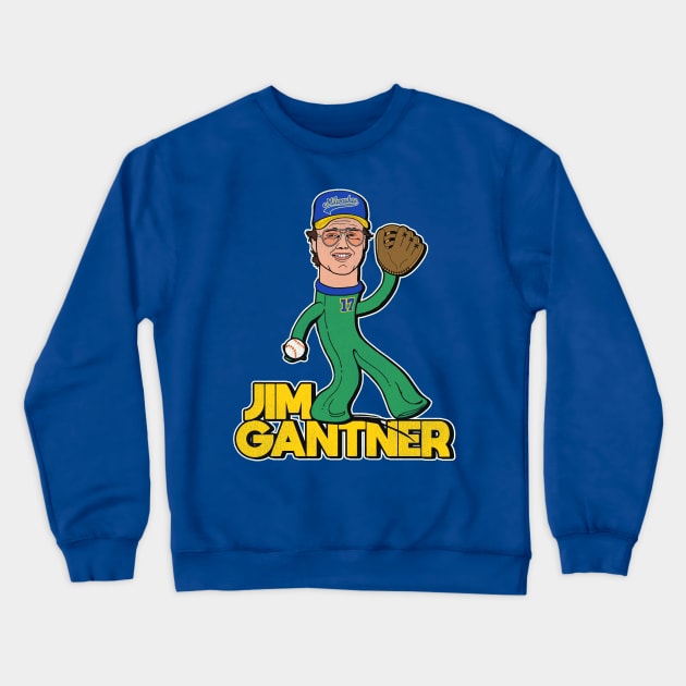 Jim 'Gumby' Gantner Crewneck Sweatshirt by darklordpug